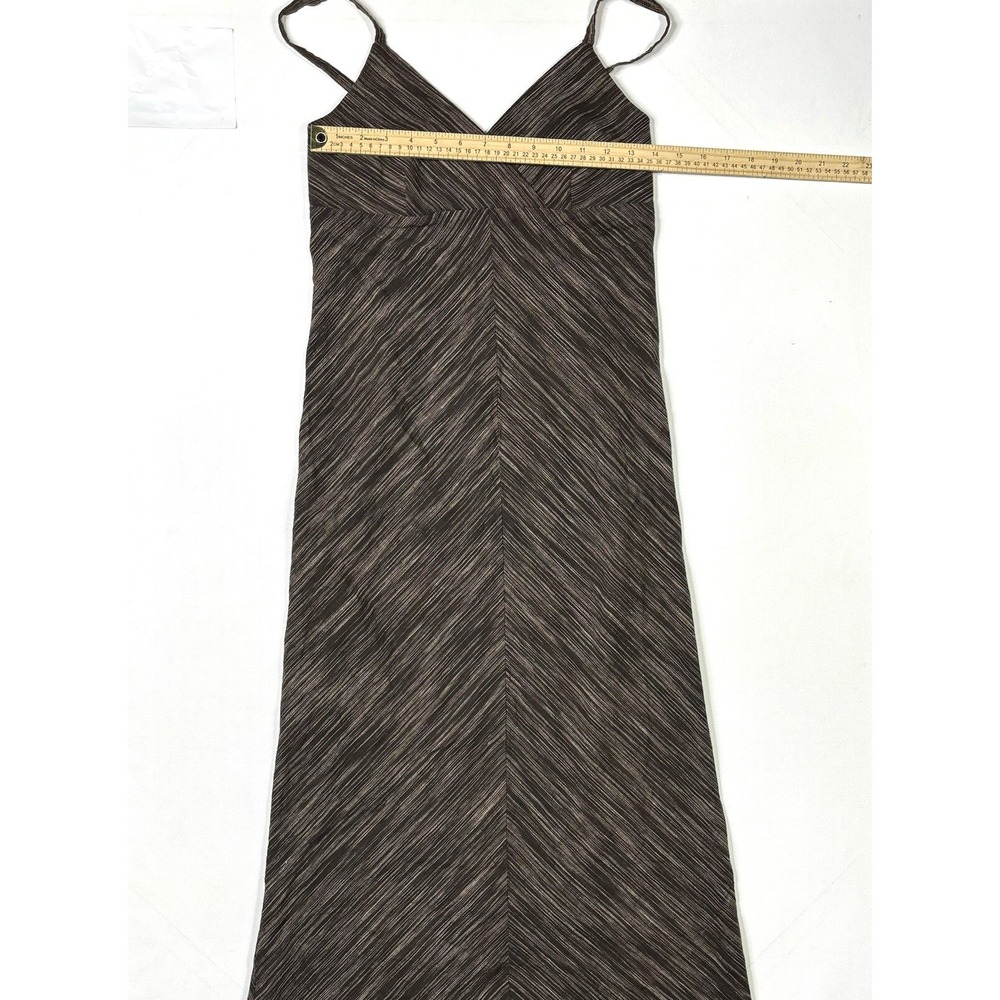 Old Navy Dress Women's 2 Linen Blend Brown Pencil Maxi Summer - Picture 6 of 12